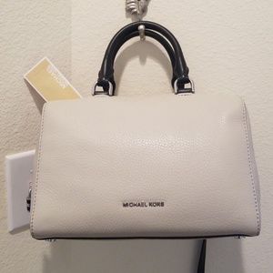 Michael Kors cream satchel